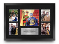 David Jason & Nicholas Lyndhurst Only Fools & Horses Del Boy & Rodney A3 framed print