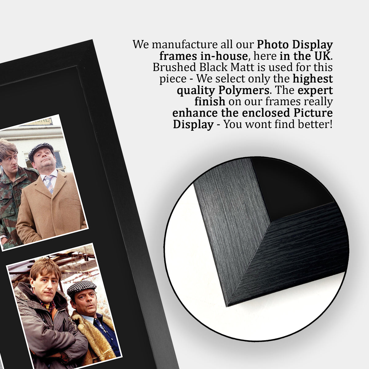 David Jason & Nicholas Lyndhurst Only Fools & Horses Del Boy & Rodney A3 framed print, view 6