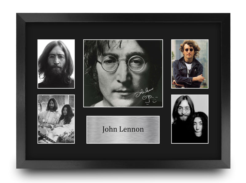 John Lennon The Beatles A3 Framed Print