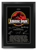 Jurassic Park Movie Poster The Cast A3 framed print