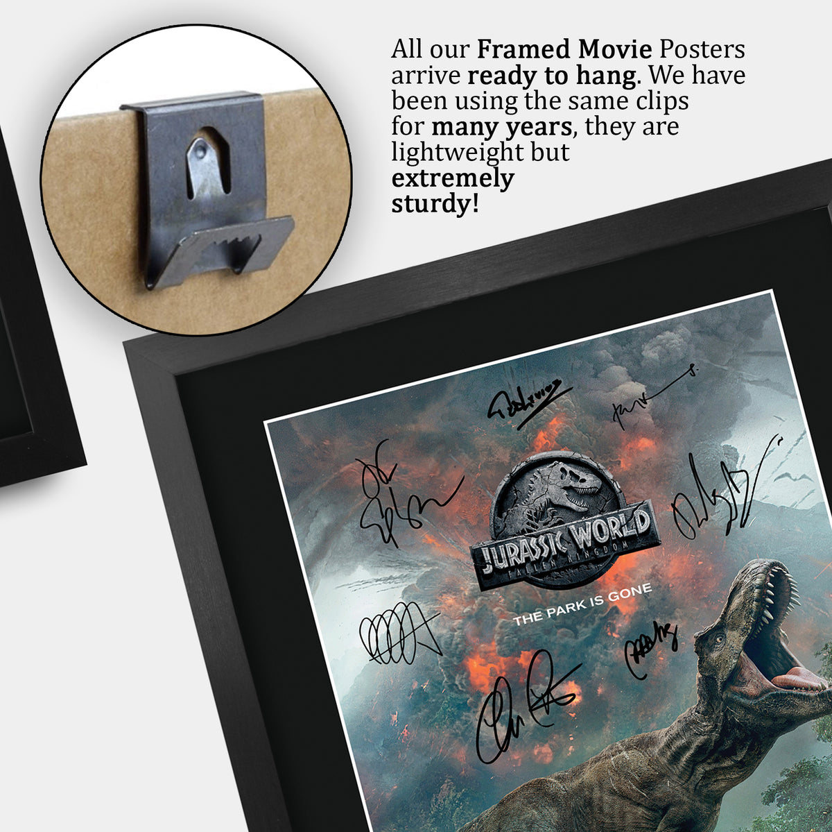 Jurassic World 2 Chris Pratt A3 framed print, view 5