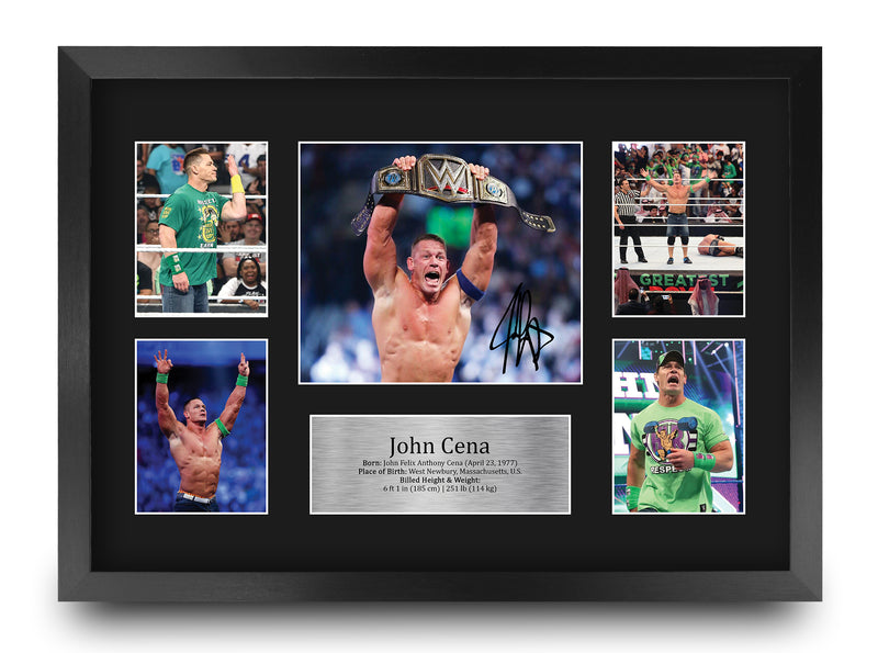 John Cena Wrestling A3 Framed Print