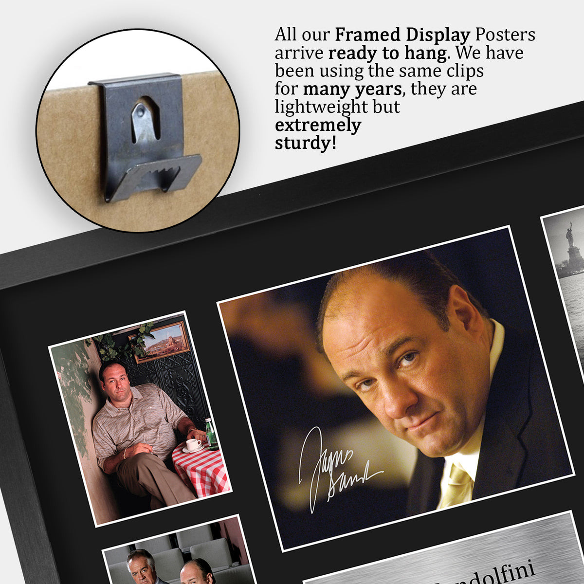 James Gandolfini Sopranos A3 framed print, view 5