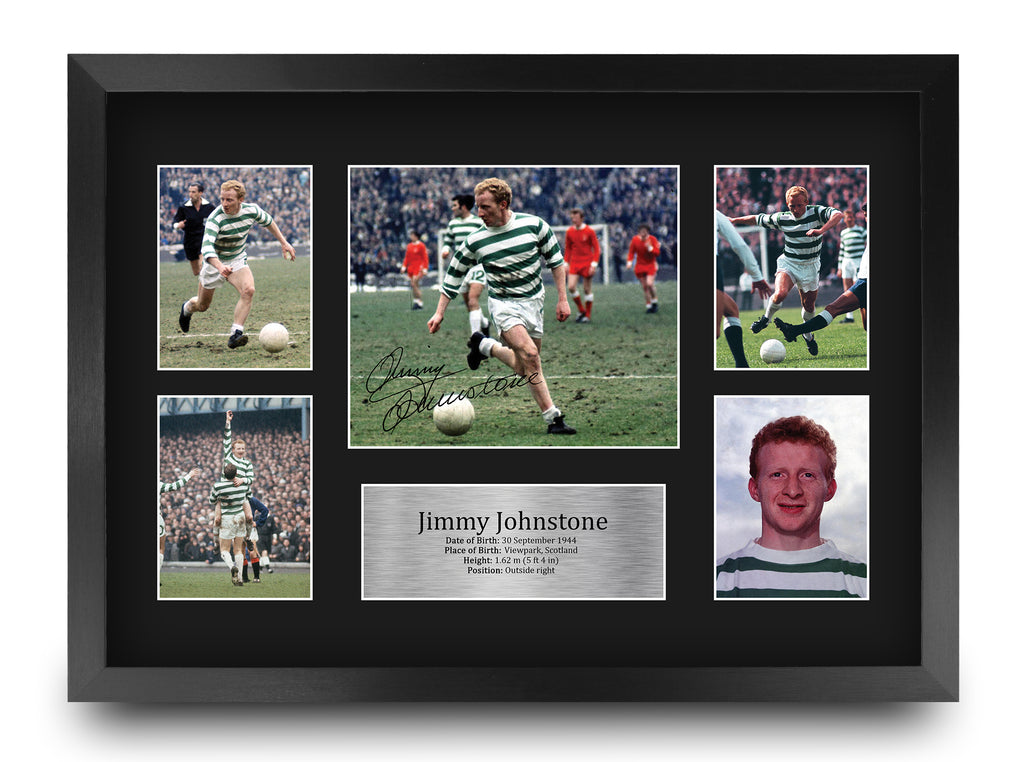 Jimmy Johnstone Celtic A3 framed print