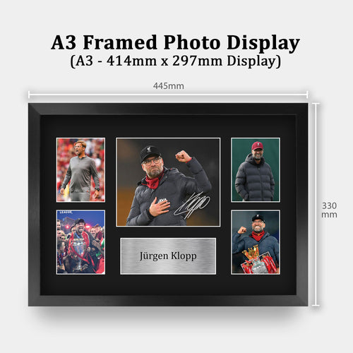 A3Jurgen Klopp Manager A3 framed print, view 2