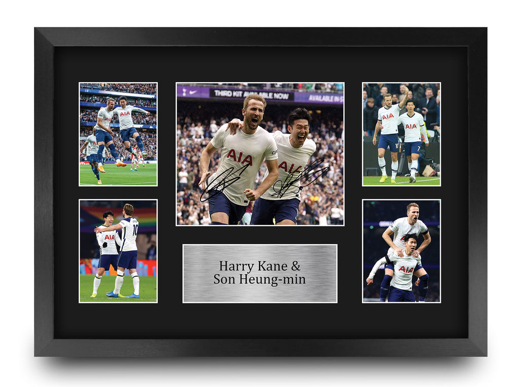 Harry Kane & Son Heung-min A3 framed print