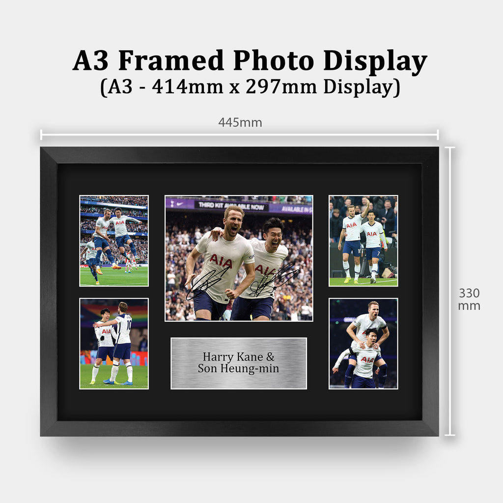 Harry Kane & Son Heung-min A3 framed print, view 2
