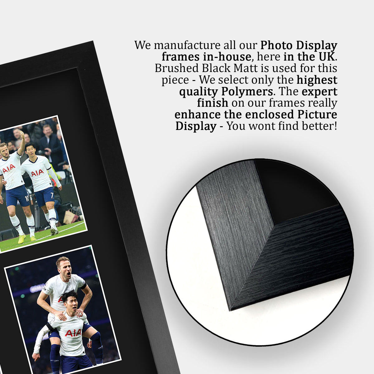 Harry Kane & Son Heung-min A3 framed print, view 6