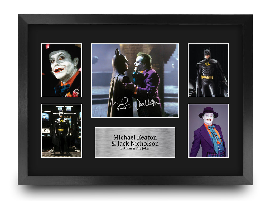 Michael Keaton & Jack Nicholson A3 framed print