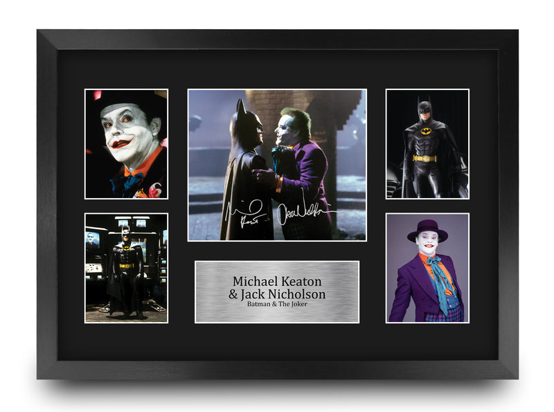 Michael Keaton & Jack Nicholson A3 Framed Print