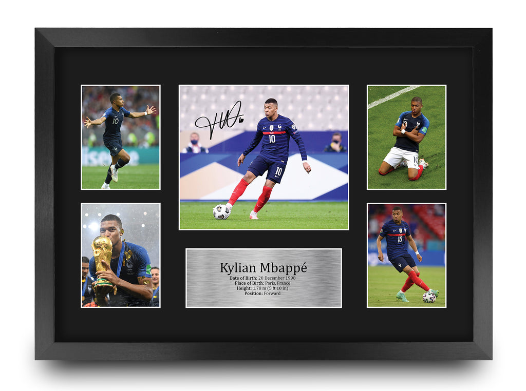 Kylian Mbappe France A3 framed print