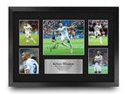 Kylian Mbappe Real Madrid A3 framed print