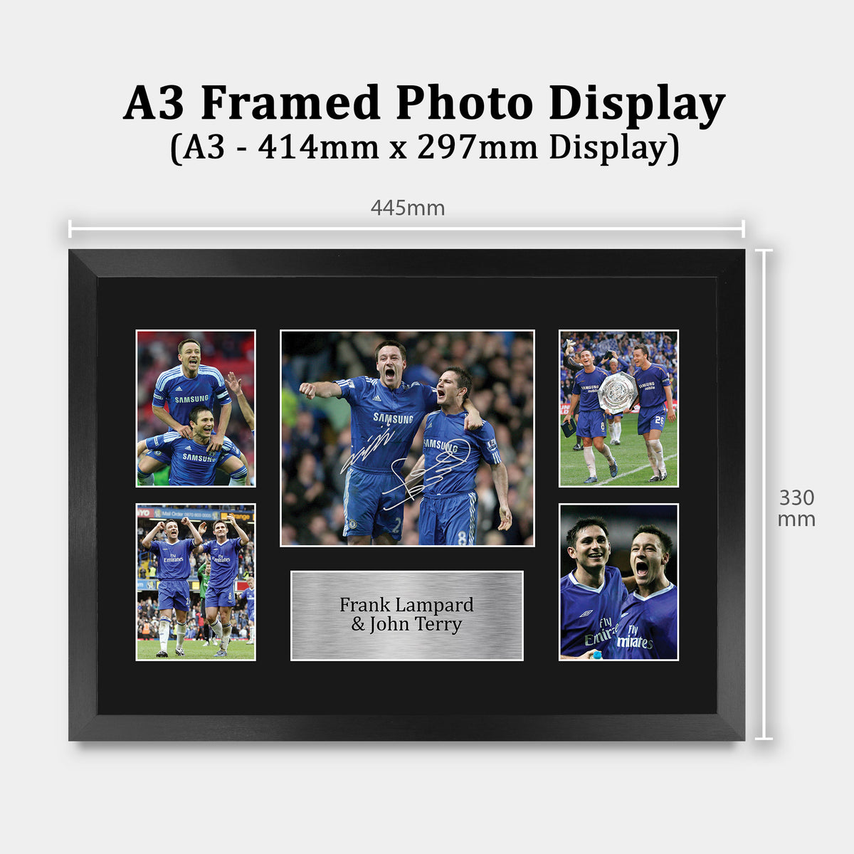 Lampard & Terry A3 framed print, view 2