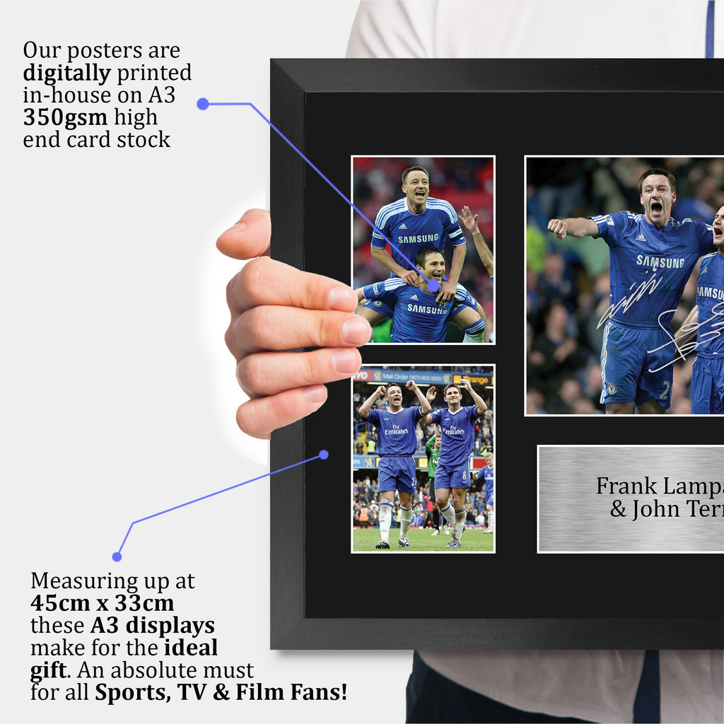 Lampard & Terry A3 framed print, view 3
