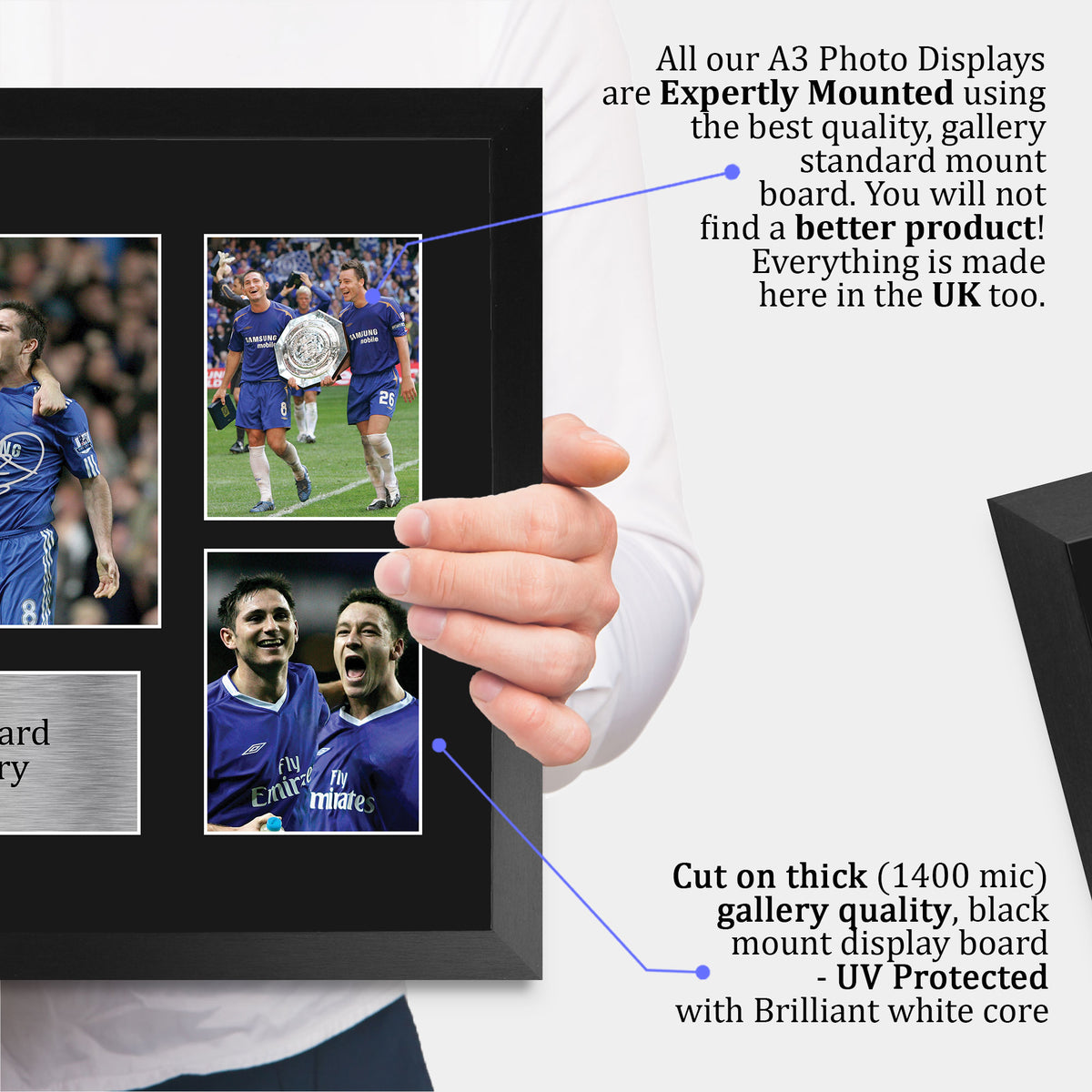 Lampard & Terry A3 framed print, view 4