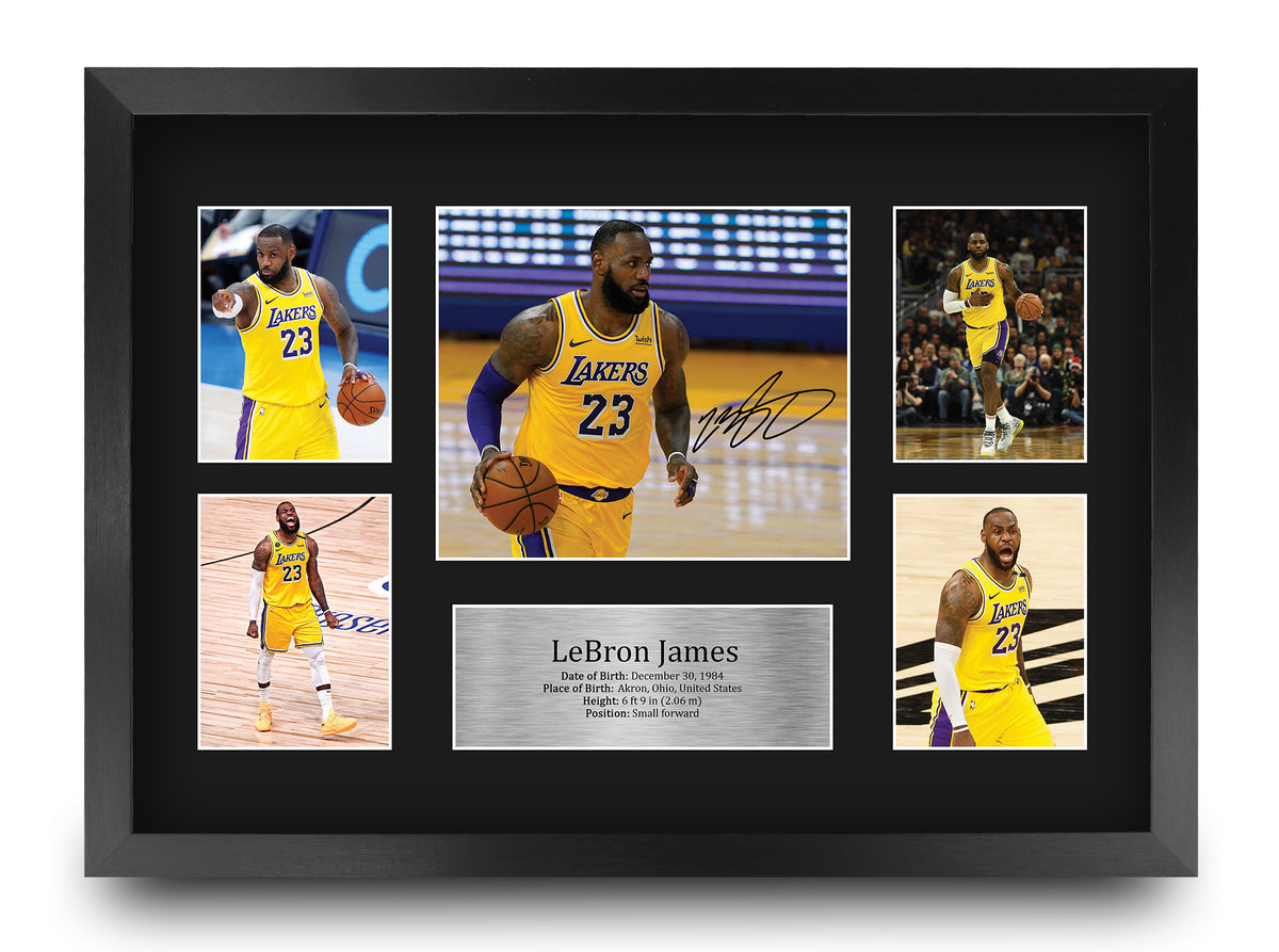 FR A3 LeBron James Lakers A3 framed print