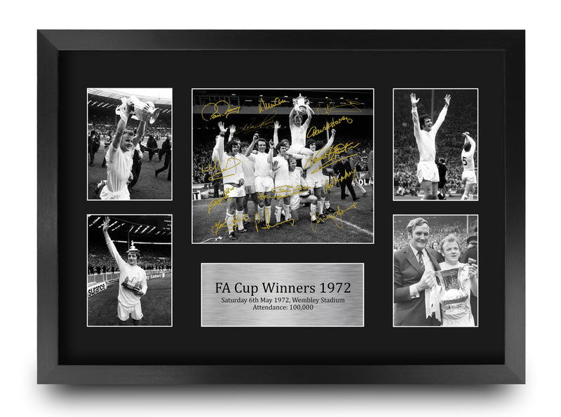 1972 FA Cup Winners Vintage Football Sports Memorabilia A3 Framed Print