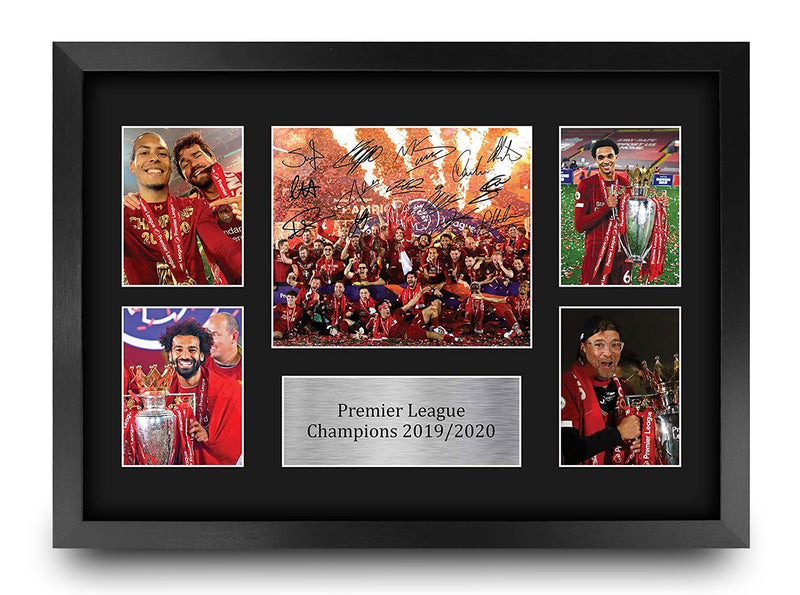 Premier League Champions 2019/2020 A3 Framed Print