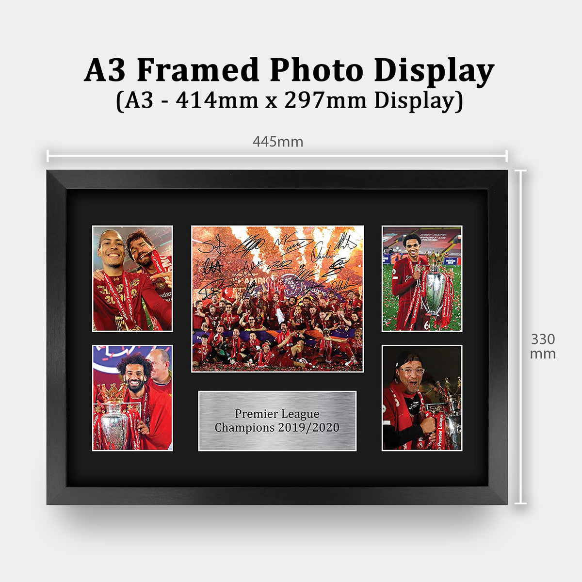 Premier League Champions 2019/2020 A3 framed print, view 2