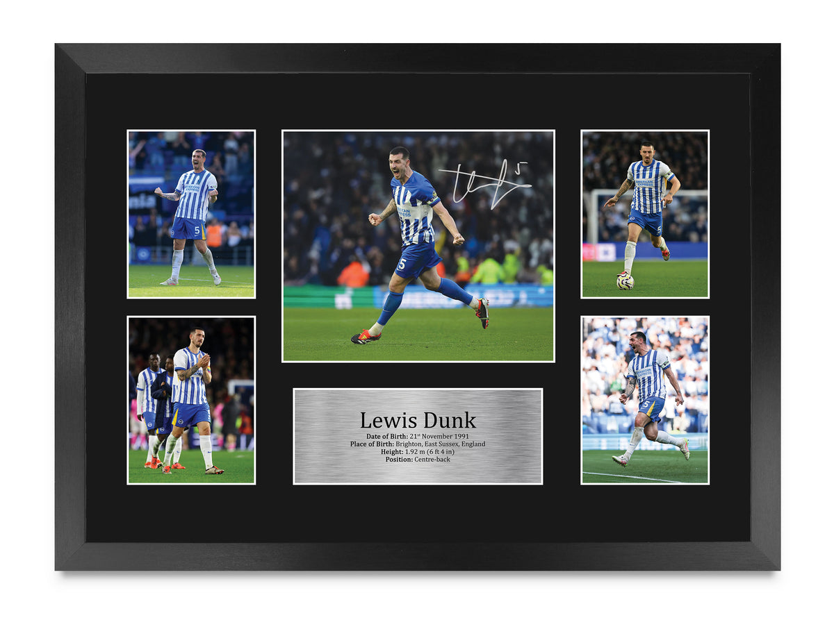 Lewis Dunk A3 framed print
