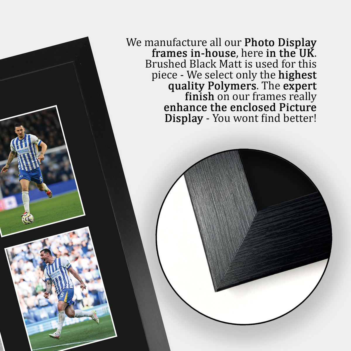 Lewis Dunk A3 framed print, view 6