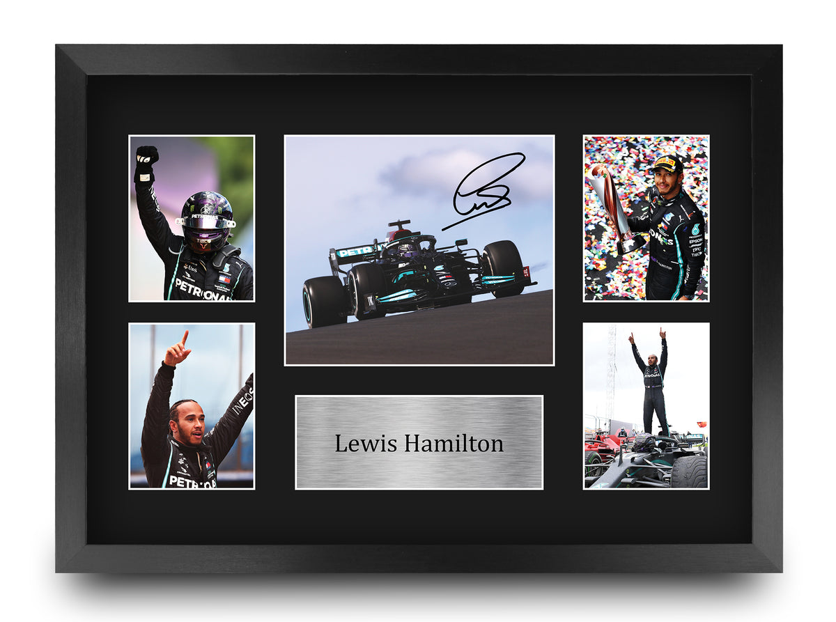 Lewis Hamilton Presentation A3 framed print
