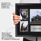 Lewis Hamilton Presentation A3 framed print, view 3