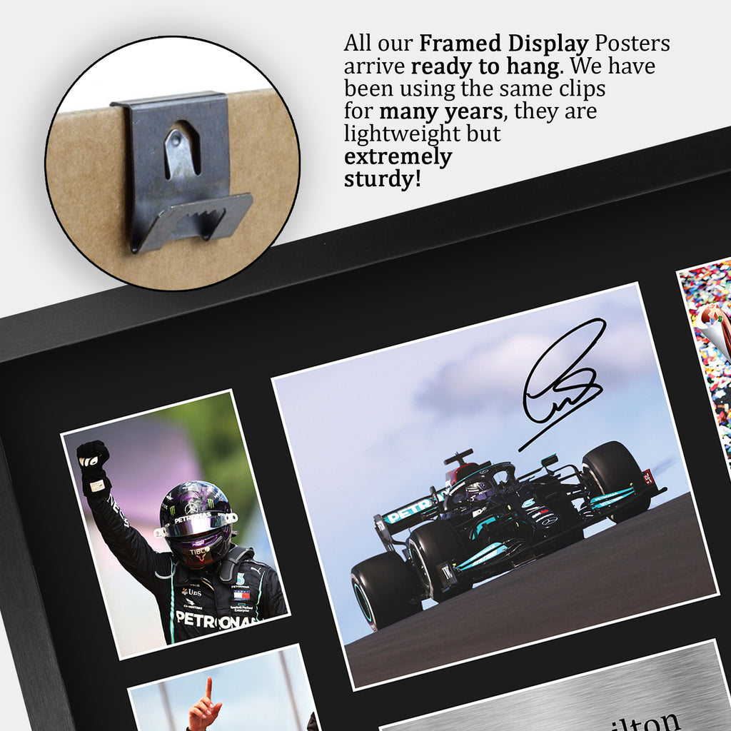 Lewis Hamilton Presentation A3 framed print, view 5
