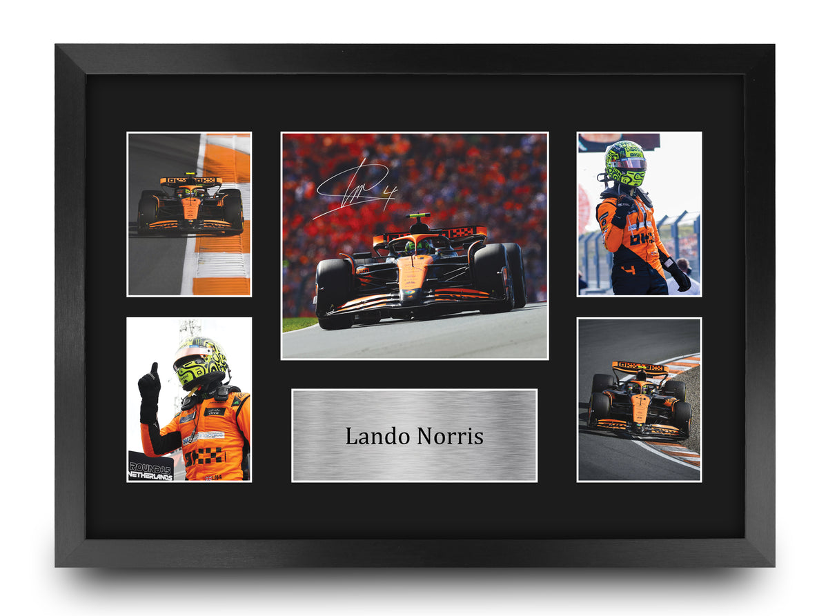 Lando Norris A3 framed print