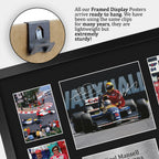 Nigel Mansell & Ayrton Senna A3 framed print, view 5
