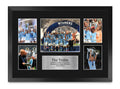 Manchester City The Treble Premier League, FA Cup & Champions League Winners 22/23 A3 framed print