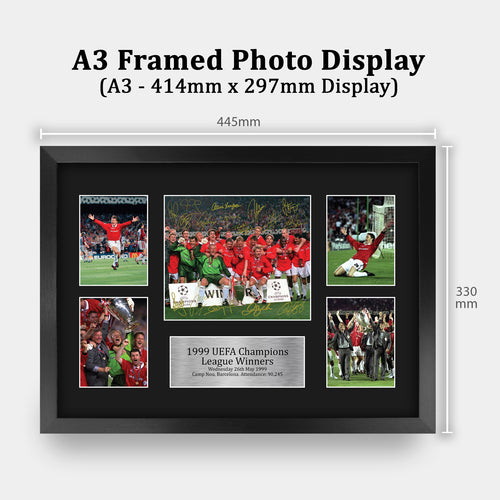 1999 UEFA Euro Cup Winners A3 framed print, view 2