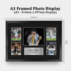 Lionel Messi Argentina A3 framed print, view 2