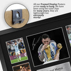 Lionel Messi Argentina A3 framed print, view 5