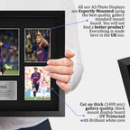 Lionel Messi Barcelona A3 framed print, view 4