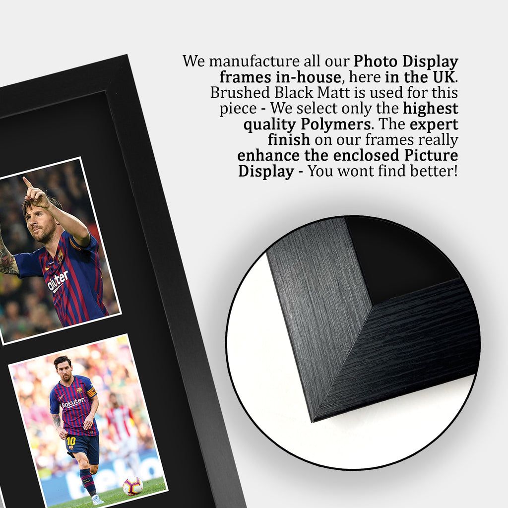 Lionel Messi Barcelona A3 framed print, view 6