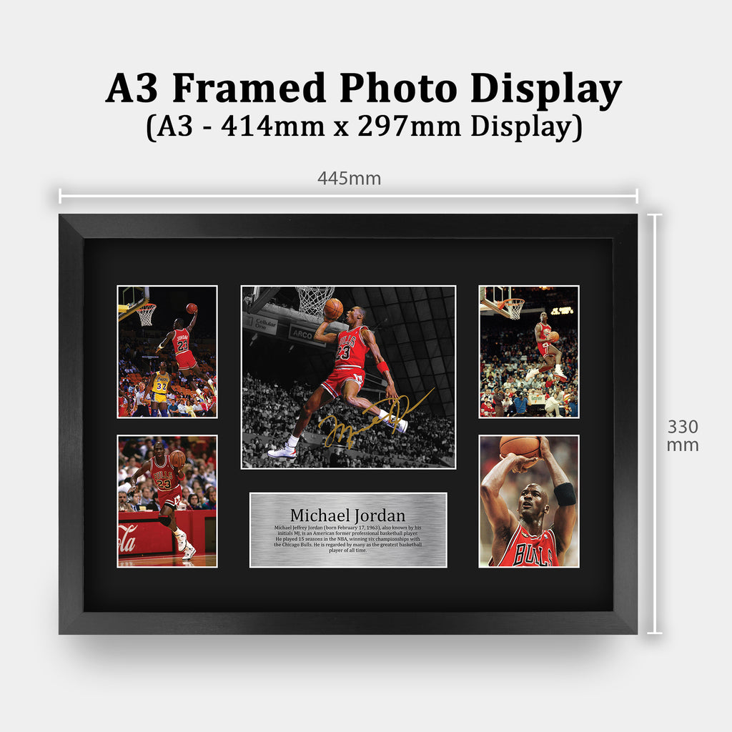 Michael Jordan Gift A3 framed print, view 2