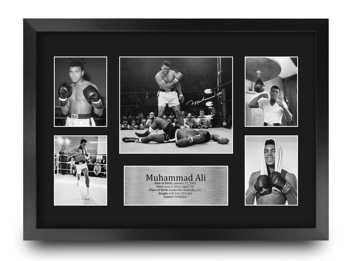 Muhammad Ali A3 framed print