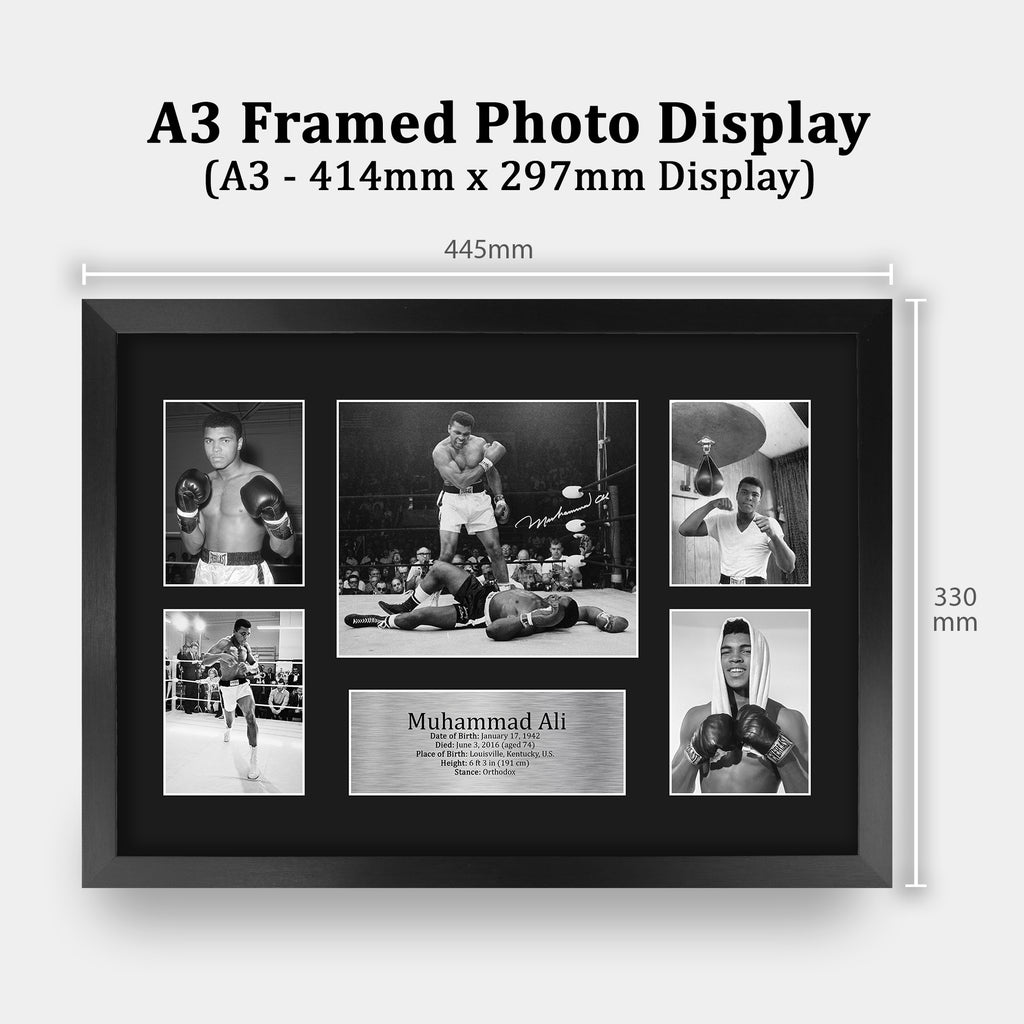 Muhammad Ali A3 framed print, view 2