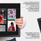 Matheus Cunha Manchester United A3 framed print, view 4