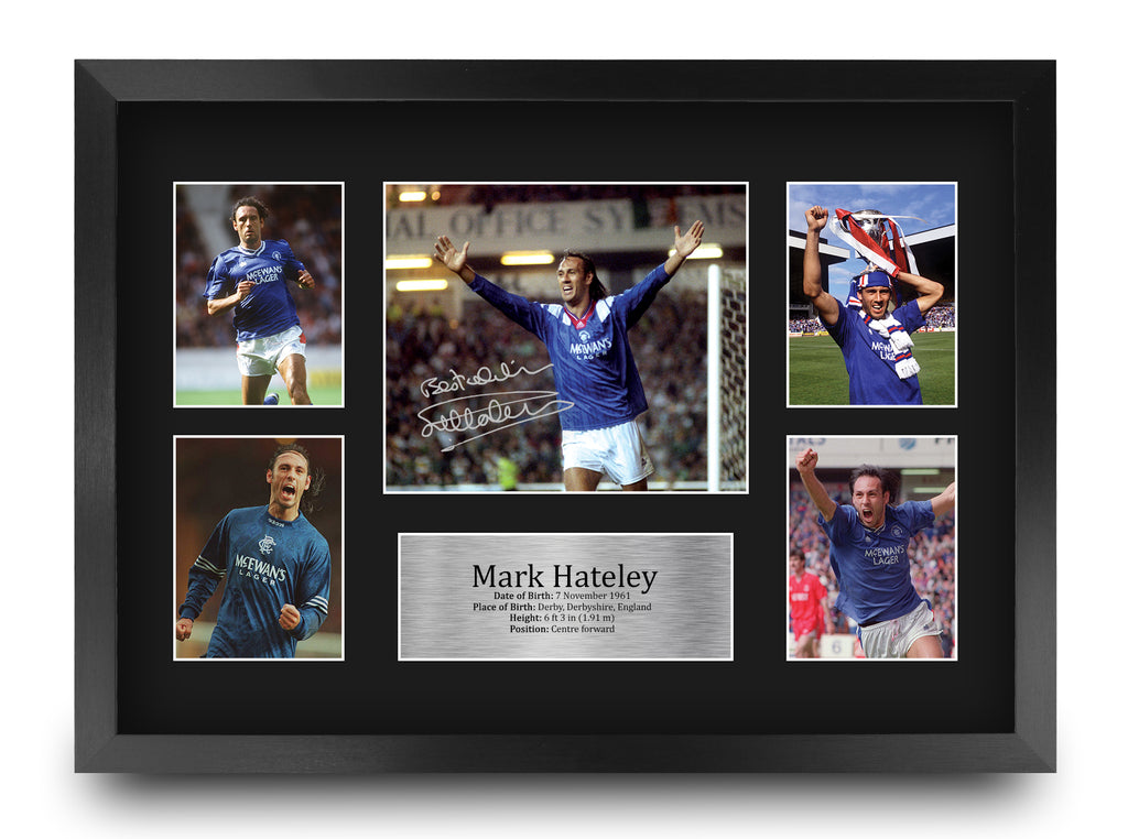 Mark Hateley A3 framed print