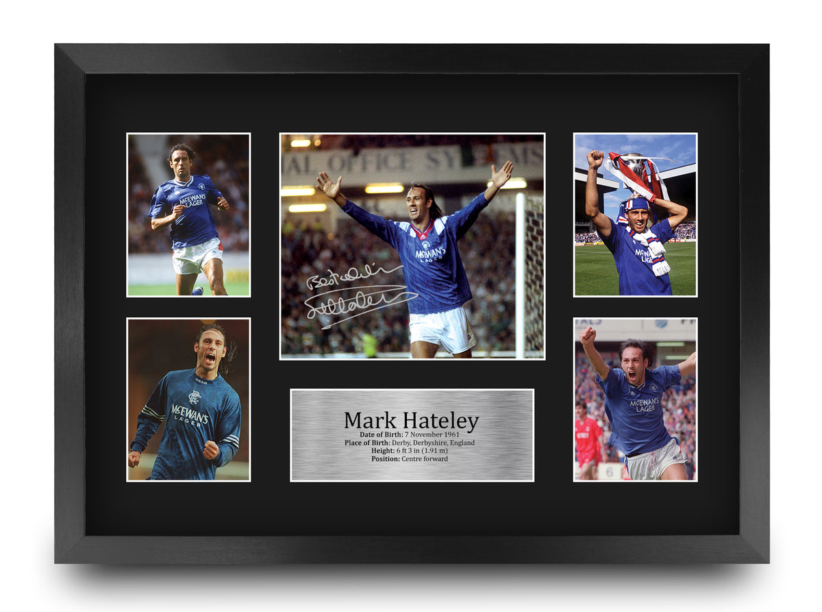 Mark Hateley A3 framed print