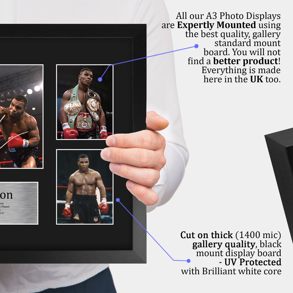 Mike Tyson A3 framed print, view 4