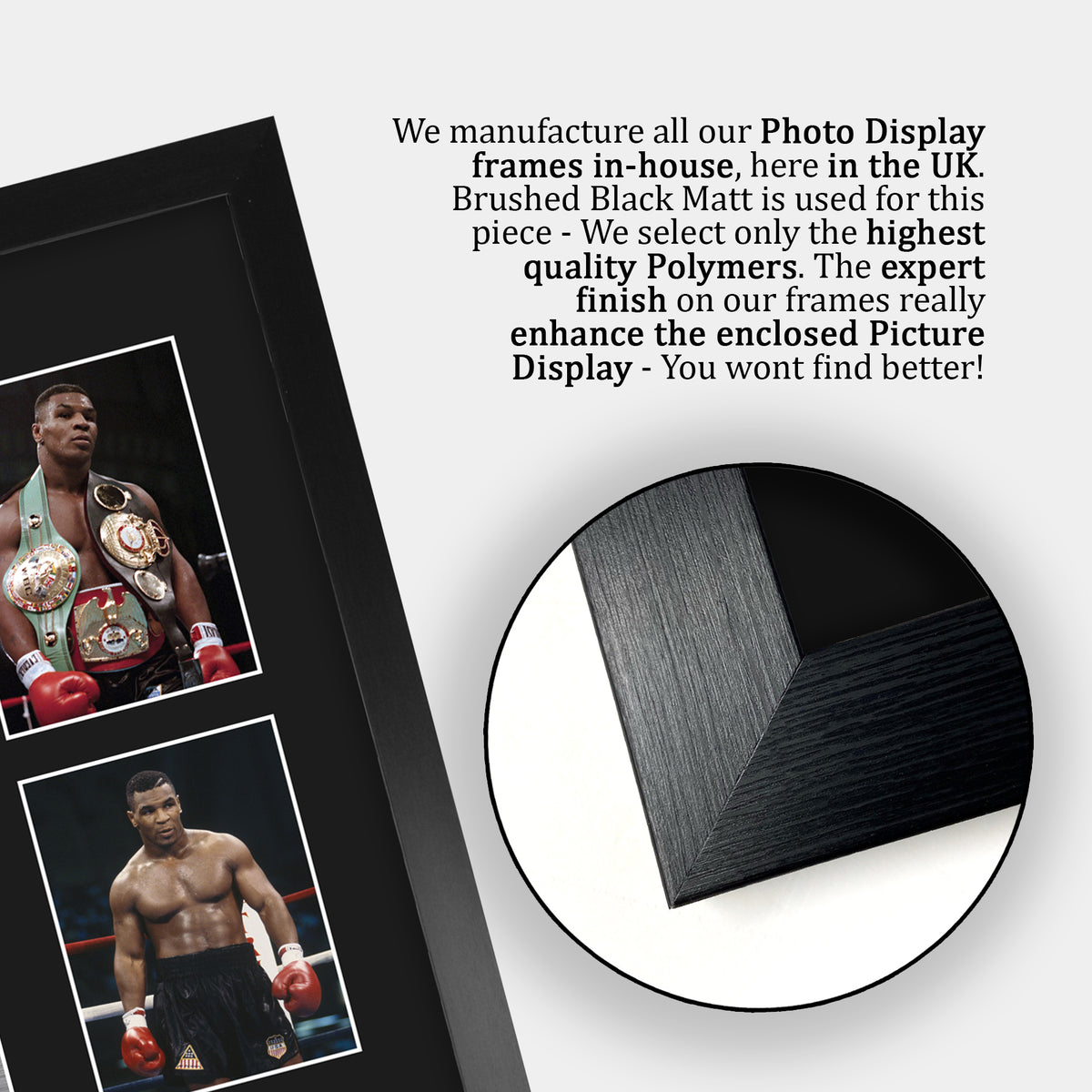 Mike Tyson A3 framed print, view 6