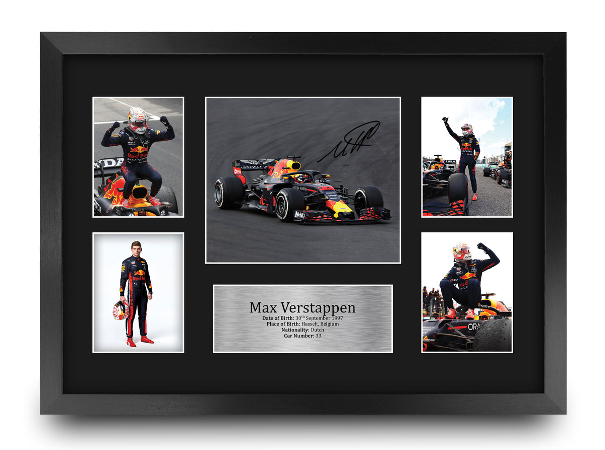 Max Verstappen Presentation A3 framed print