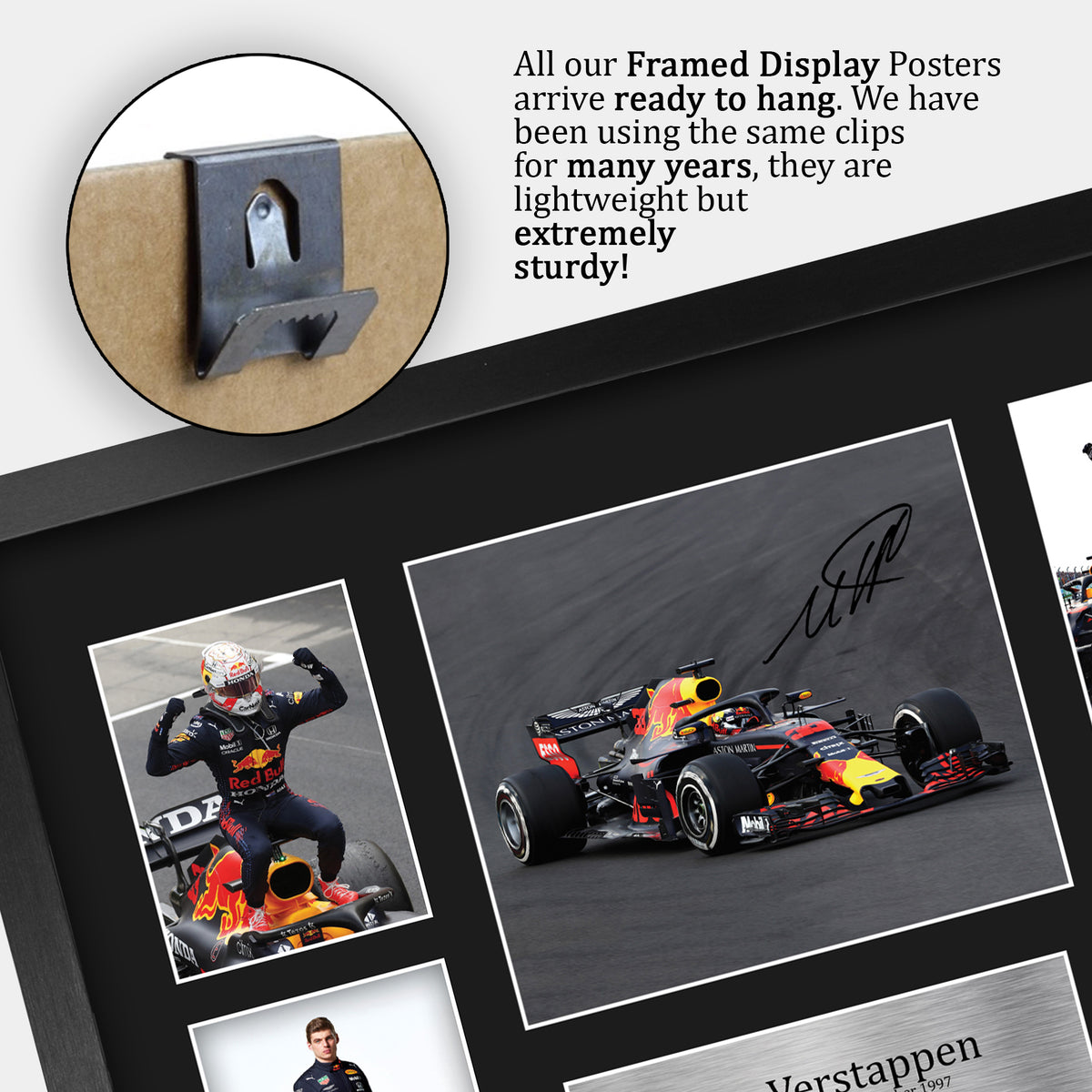 Max Verstappen Presentation A3 framed print, view 5