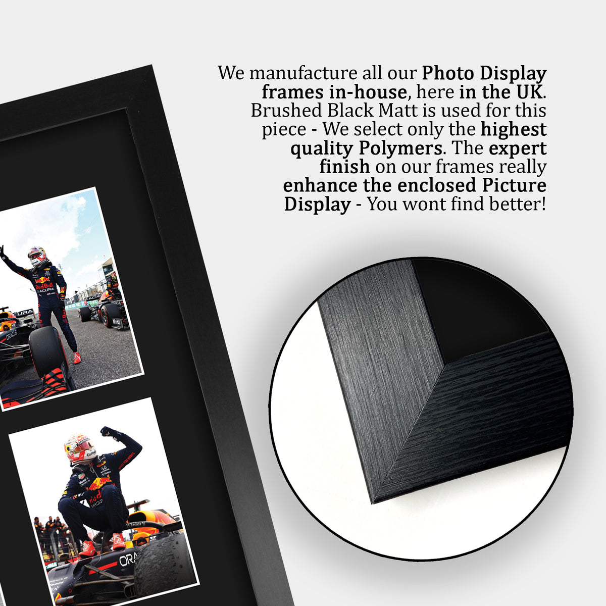 Max Verstappen Presentation A3 framed print, view 6