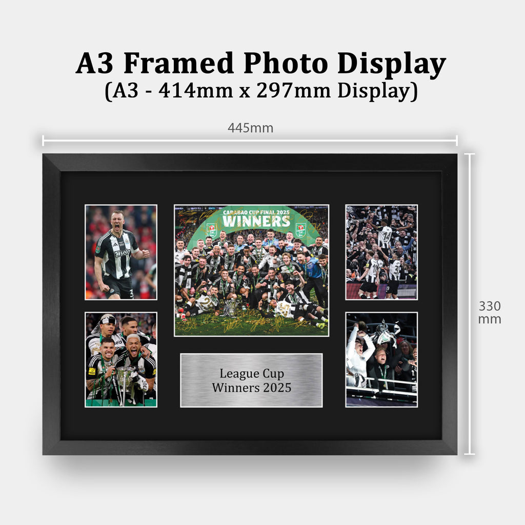 Magpies Caraboa Cup Winners 2025 A3 framed print, view 2