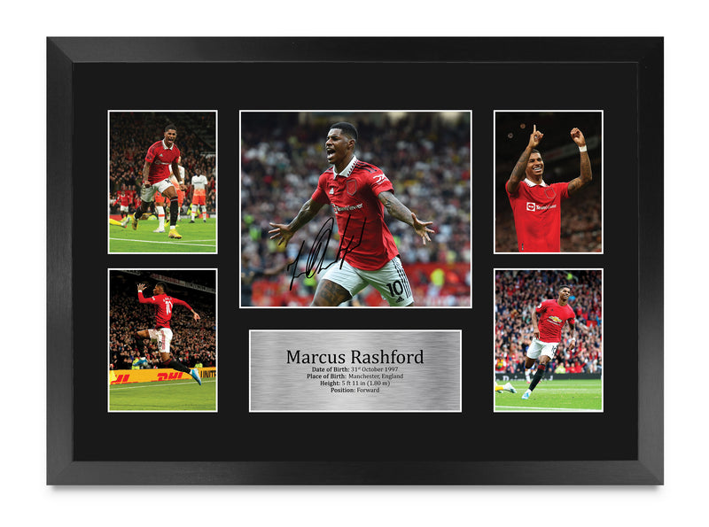 Marcus Rashford A3 Framed Print