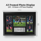 Neymar Jr Paris Blue and Reds A3 framed print, view 2